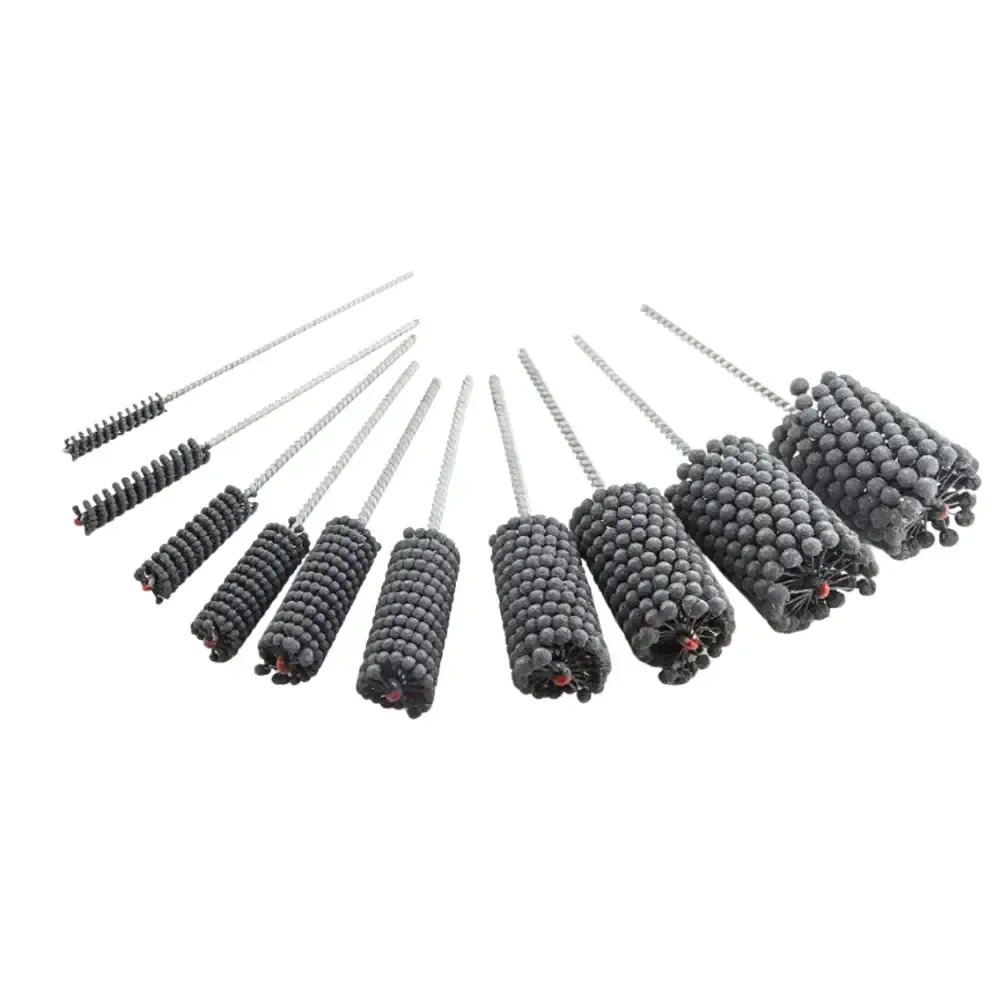 Flexible Cylinder Silicone Carbide Flex Hone Brush for Polishing&amp;Deburring 5